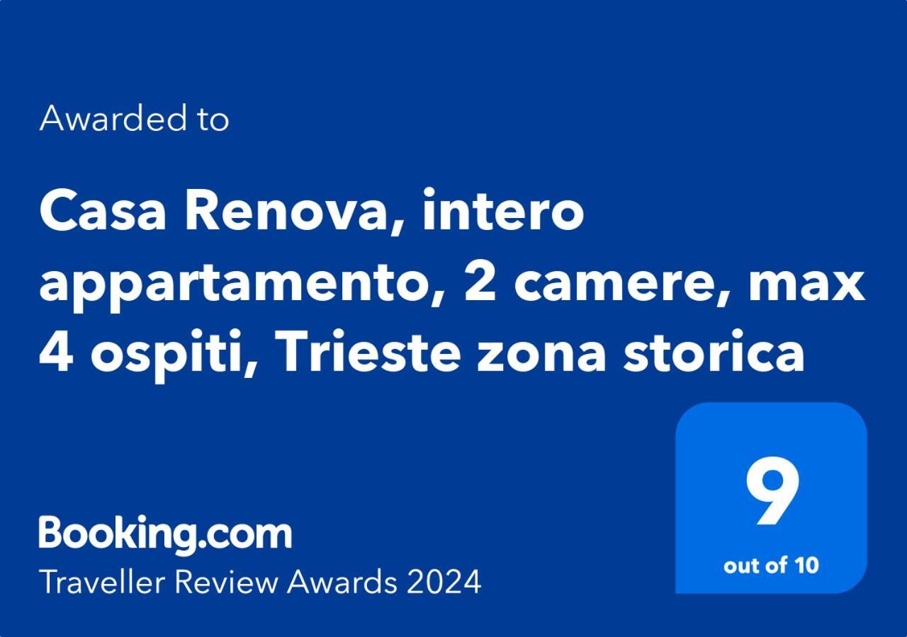 Casa Renova, Intero Appartamento, 2 Camere, Max 4 Ospiti, Trieste Zona Storica Екстер'єр фото